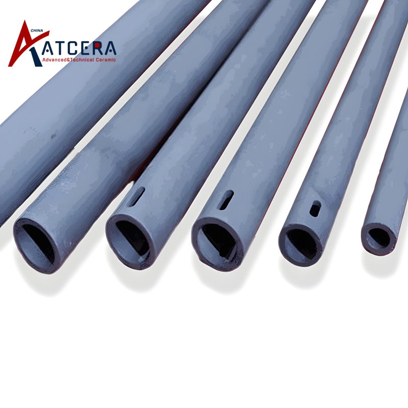 Silicon carbide heat exchange tube