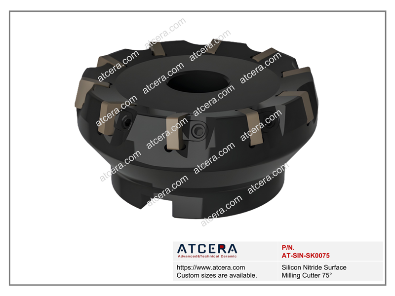 Drawing of Silicon Nitride Surface Milling Cutter 75°