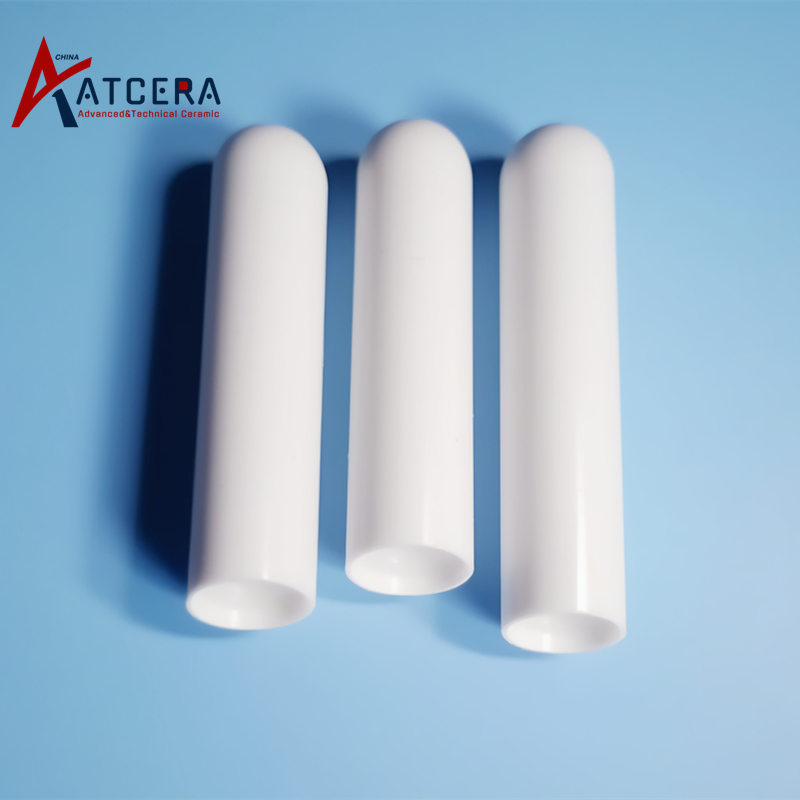 Zirconia ceramic closed end tube