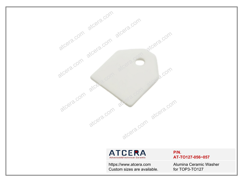 Alumina Ceramic Washer for TOP3-TO127