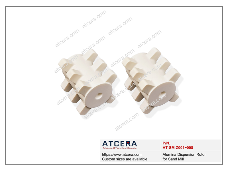 Drawing of Alumina Dispersion Rotor for Sand Mill