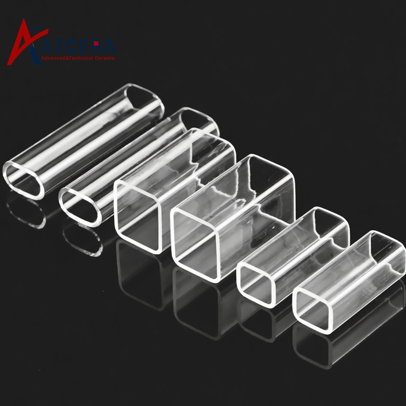 fused quartz rectangular tube